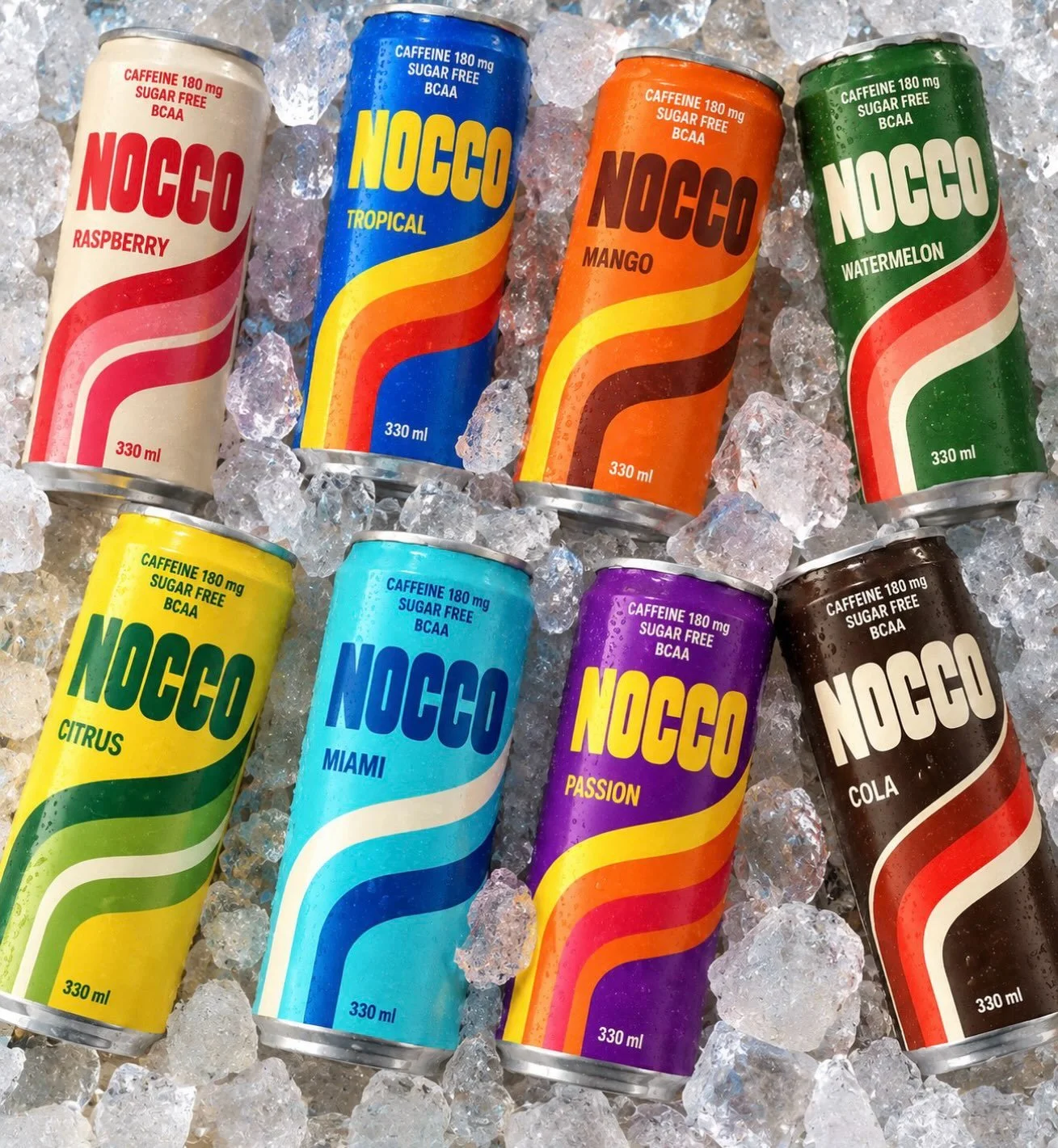 Jag har gett mig sj&auml;lv i uppgift att g&ouml;ra om varum&auml;rket @nocco 

Ny design var uppgiften, och jag best&auml;mde mig f&ouml;r att g&aring; &aring;t ett helt annat h&aring;ll &auml;n hur energidrycker brukar se ut.

Stora f&auml;rgf&auml