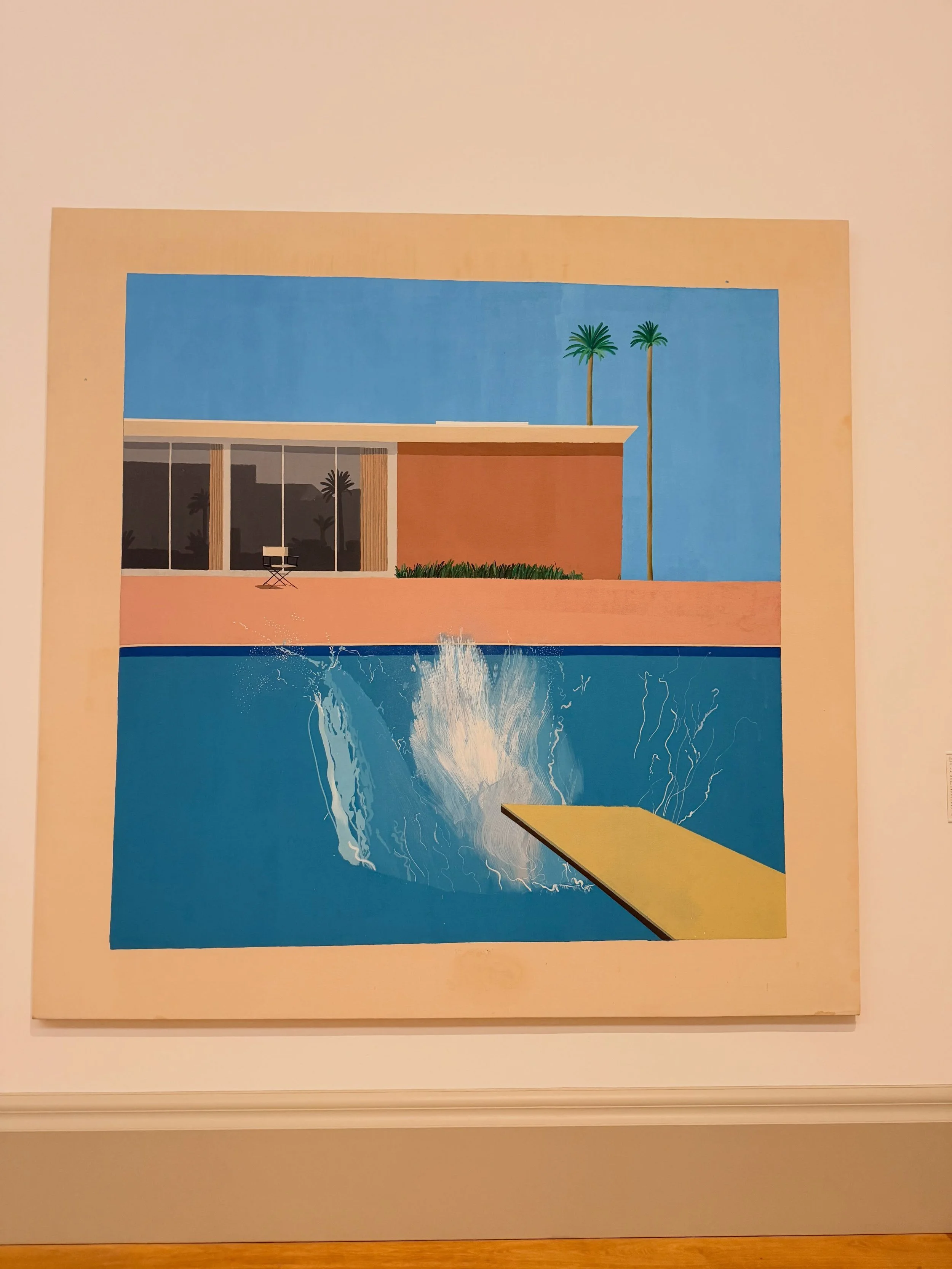 &Auml;ntligen f&aring;r jag se den live. Kanske det konstverk som betytt mest f&ouml;r mig. David Hockney A Bigger Splash 1967