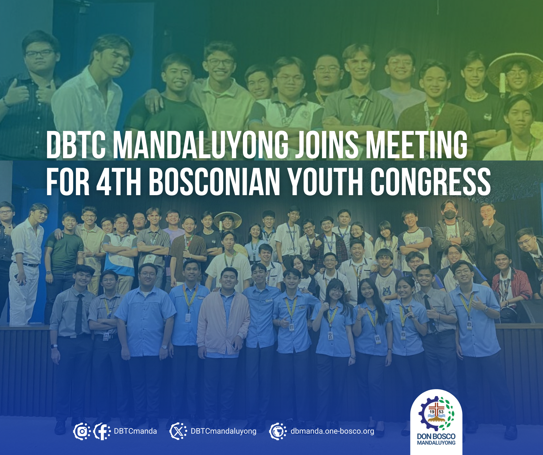 DBTC Mandaluyong Joins Meeting for 4th Bosconian Youth Congress — Don ...