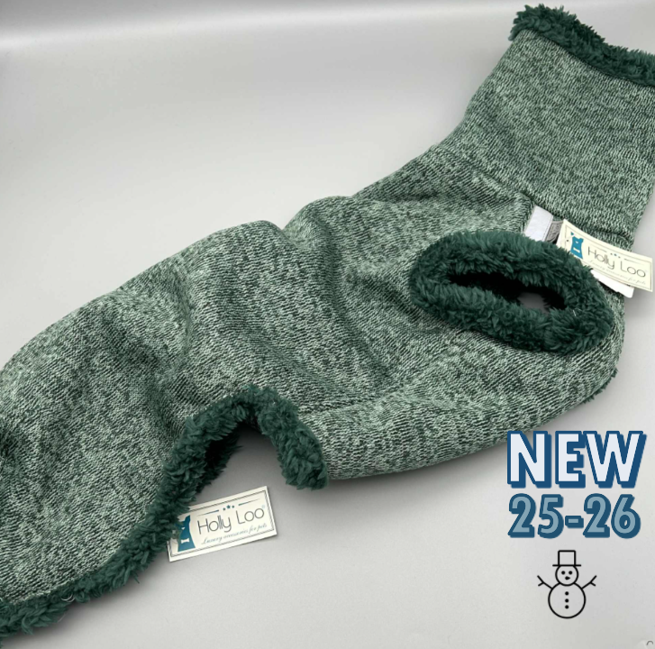 Teddy vert  XXS au M