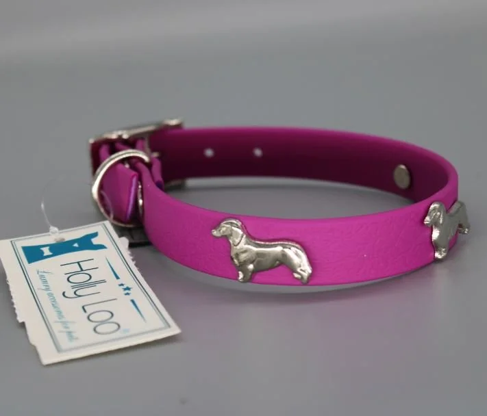 Collier teckel largeur 1.5cm