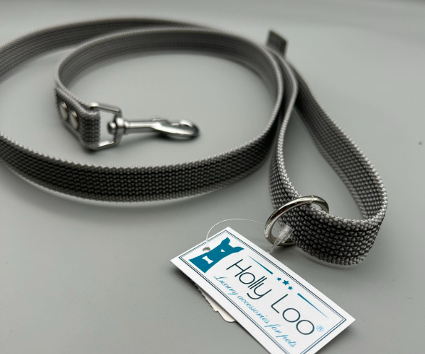 Laisse antidérapante grise