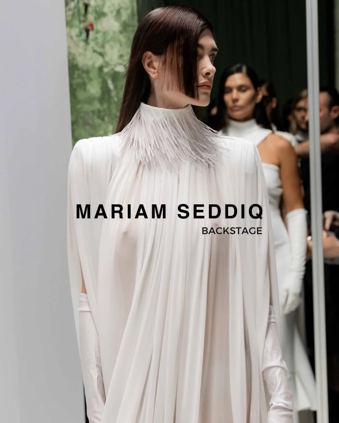 Mariam SEDDIQ at Australian Fashion Week 2026. 
Backstage at MCA Sydney.

Less about the runway. More about the moments before it.

The final touches, the controlled chaos, the quiet focus, the energy shifting seconds before the lights come up.

Back