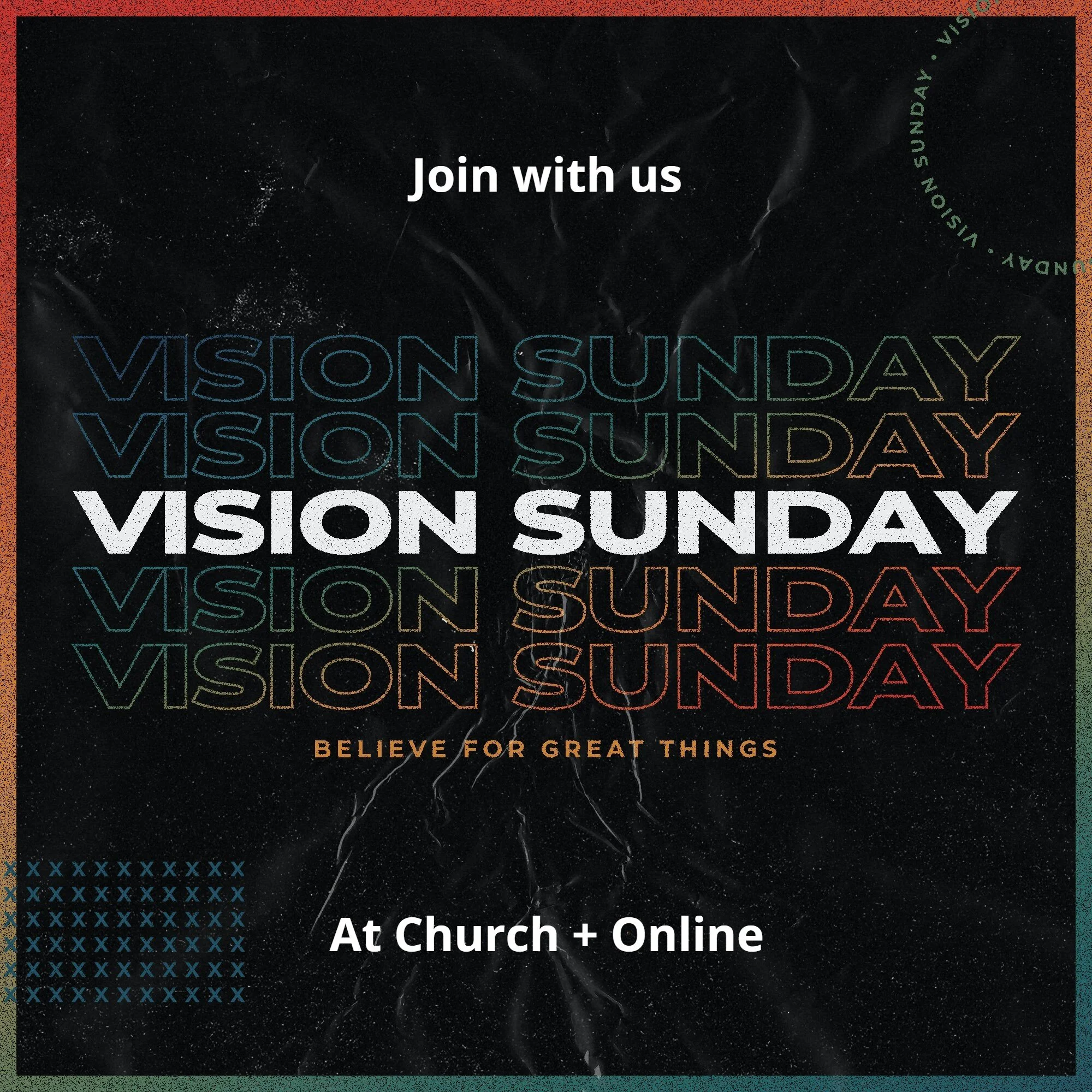 Vision Sunday - Ps Robyn Cinc
