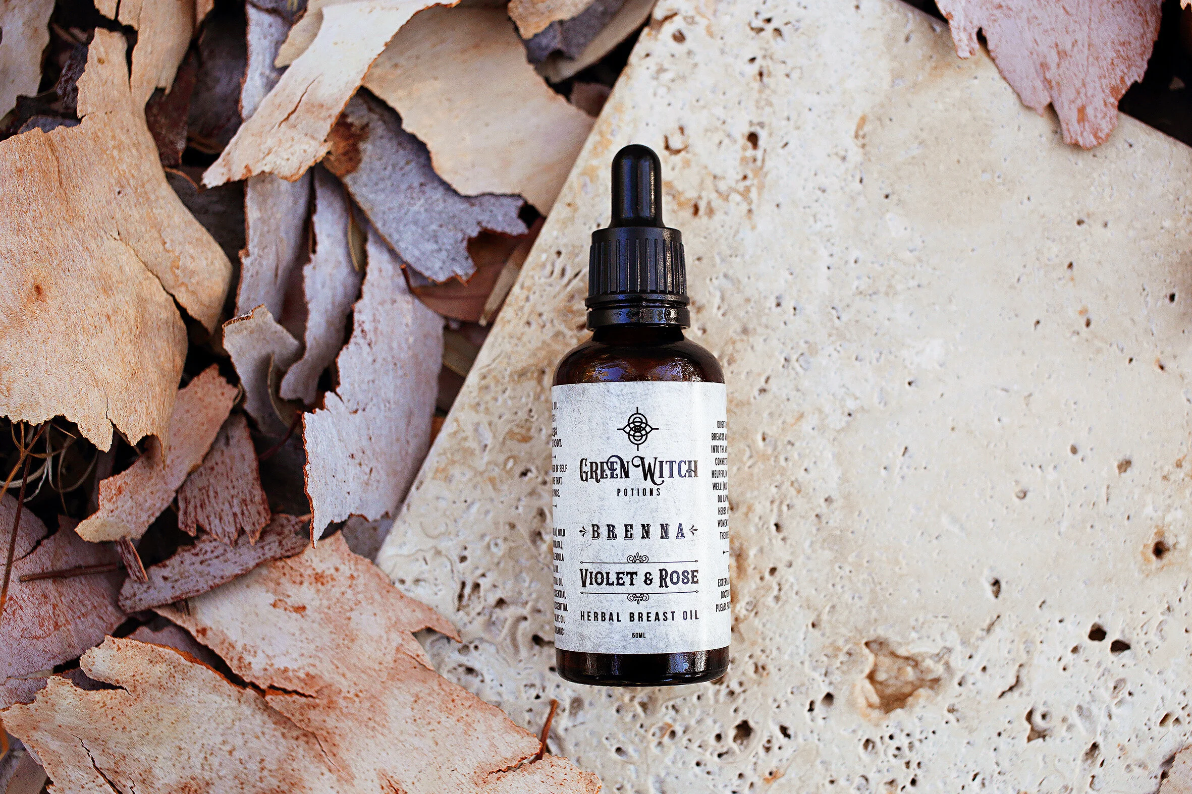 Brenna - Violet &amp; Rose Herbal Breast Oil