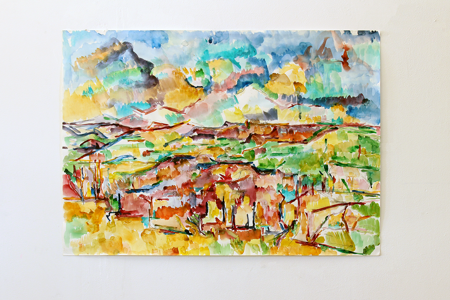 Woods and Pec de St Barthelemy in Spring II