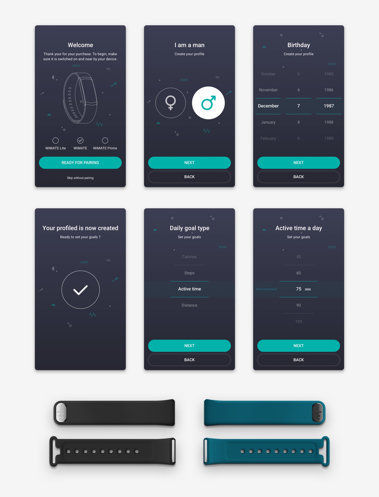 Companion app - Configuration screens sample