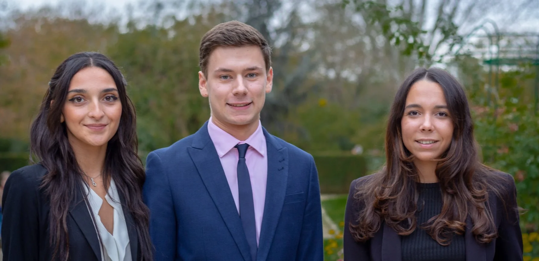 De gauche à droite : Sofia GONCALVES, Alexandre DIRINGER, Camille JOSA
