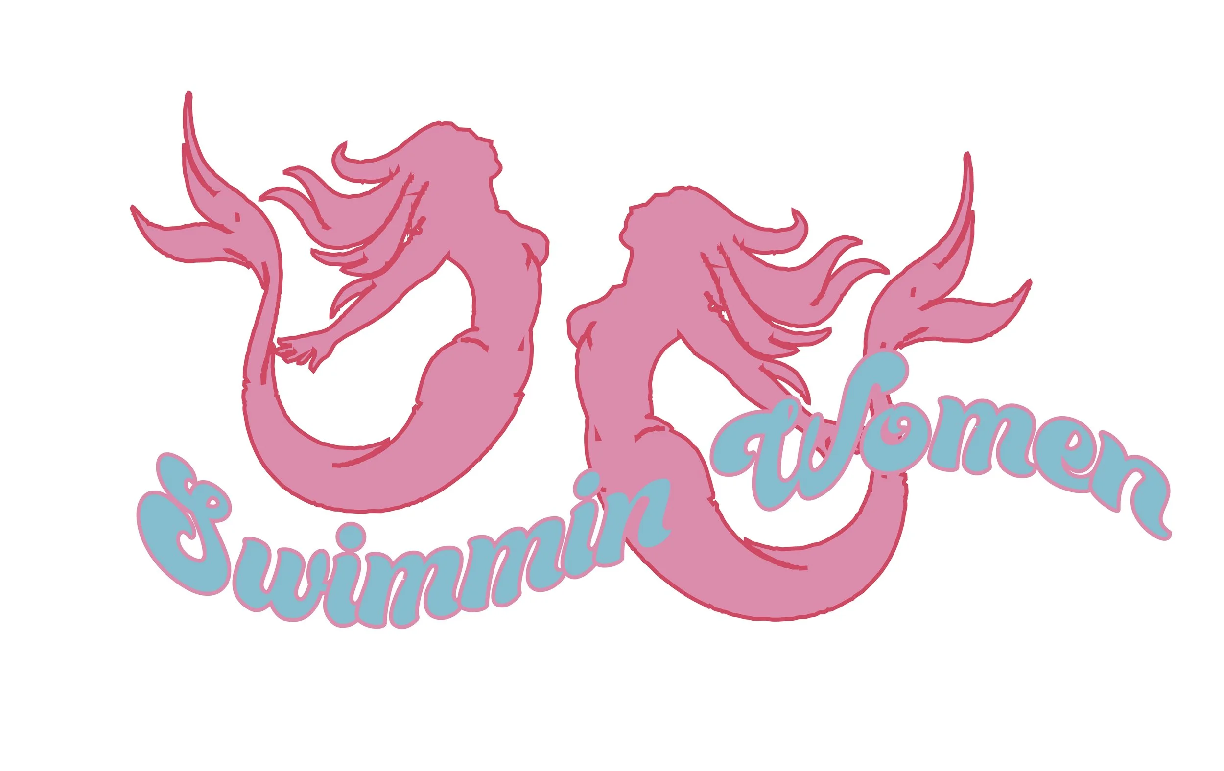 Front LHS of Tee - swimmin women .jpg