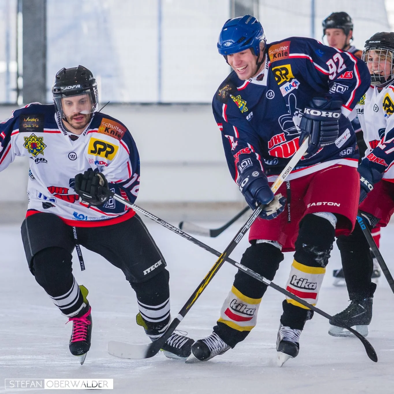 Eishockeymatch gegen trainBlue