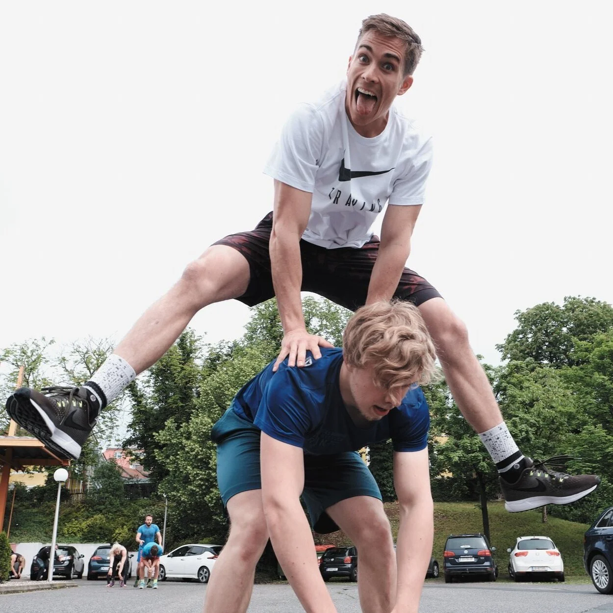 Gemeinsames Outdoor Training