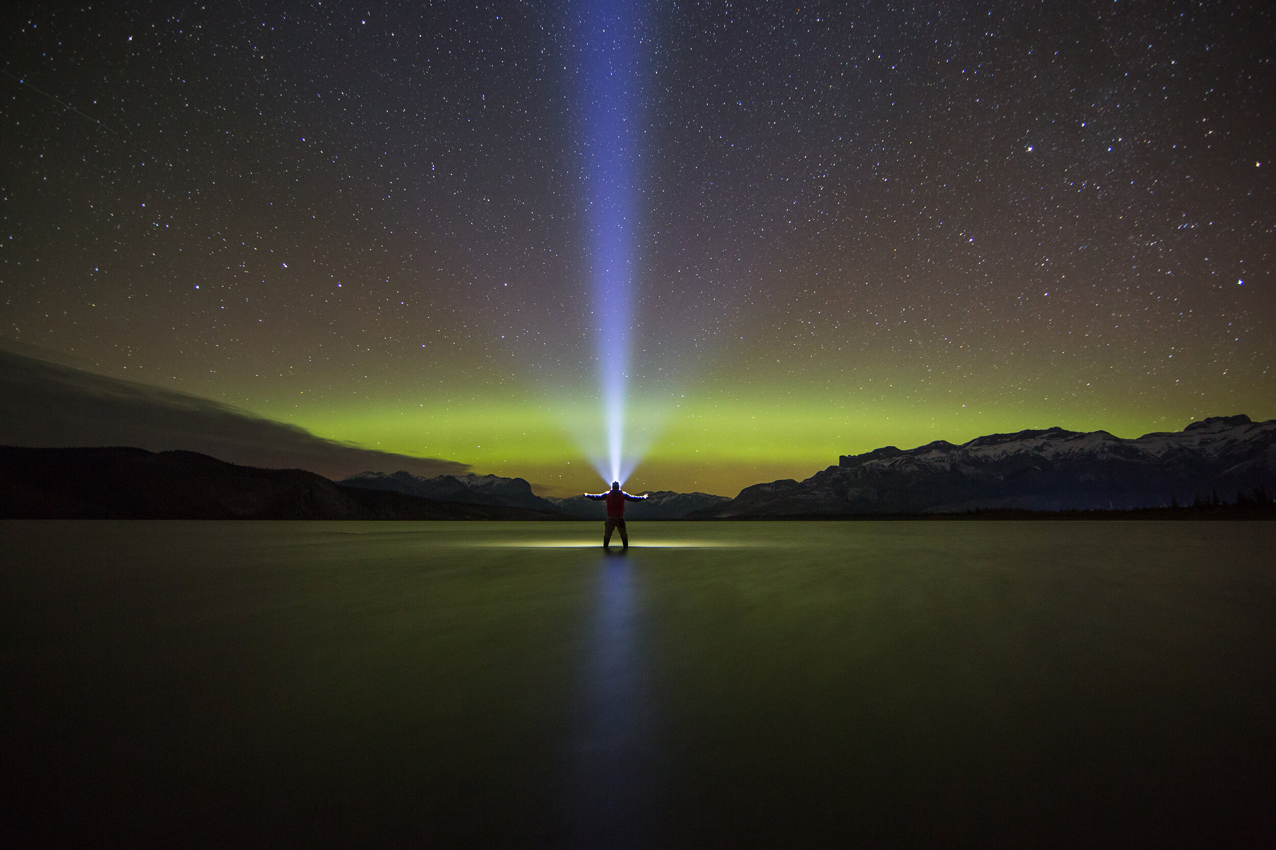 night photography Aurora Northern Lights Jasper Lake.jpg