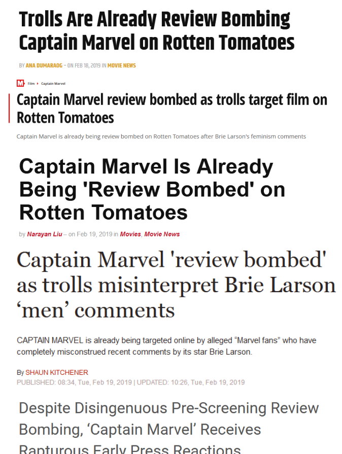 The Marvels Bombs on Rotten Tomatoes 