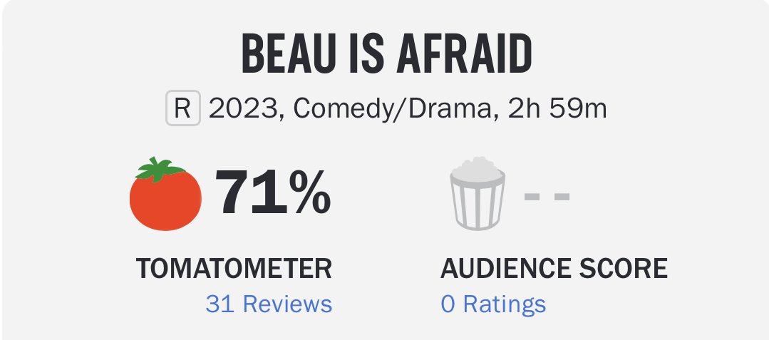 That's a pretty bold statement Rotten Tomatoes