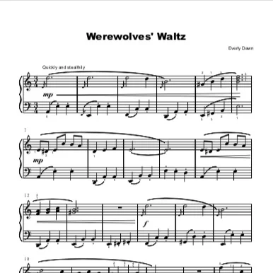 Werewolves' Waltz