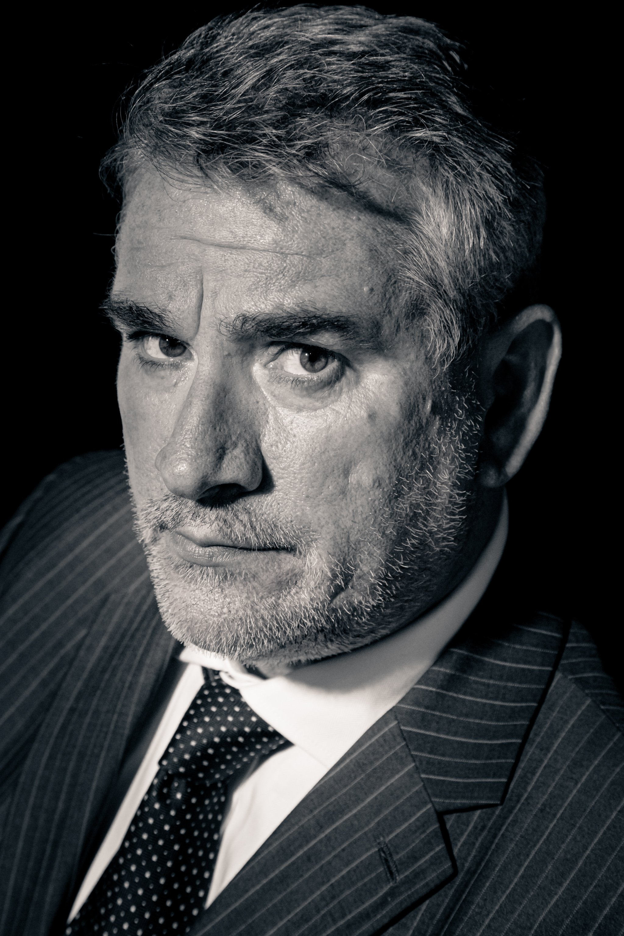 Mark Ross, actor. On-set portrait.