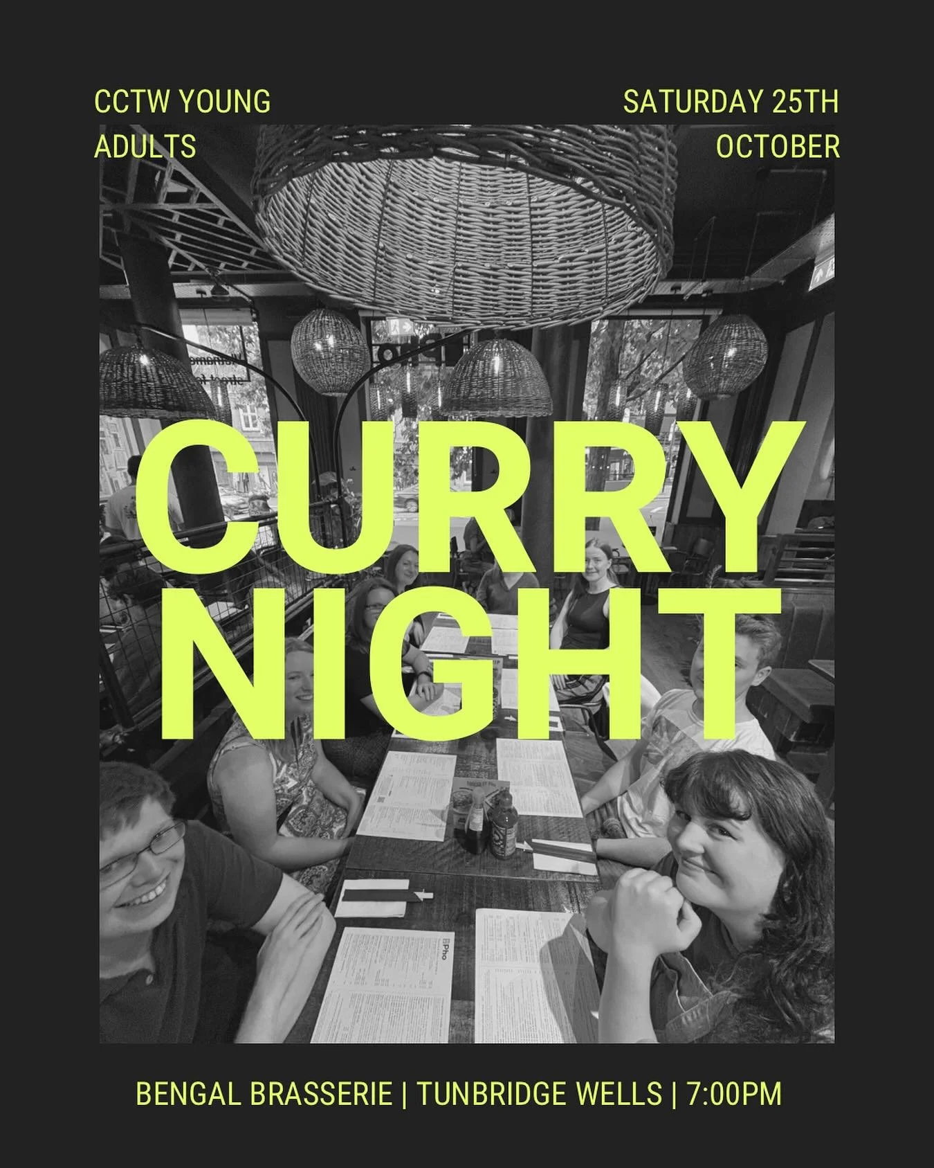Join us on Saturday 25th October at 7:00PM for a curry night at Bengal Brasserie! 🙌🏻🔥

Enjoy a side and main for just &pound;22, which you can order and pay for on the night.

Please book your spot using the link in bio by Wednesday 22nd October s