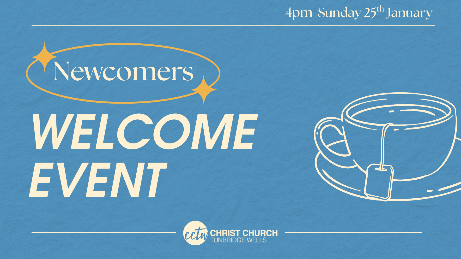 Newcomers Welcome Tea