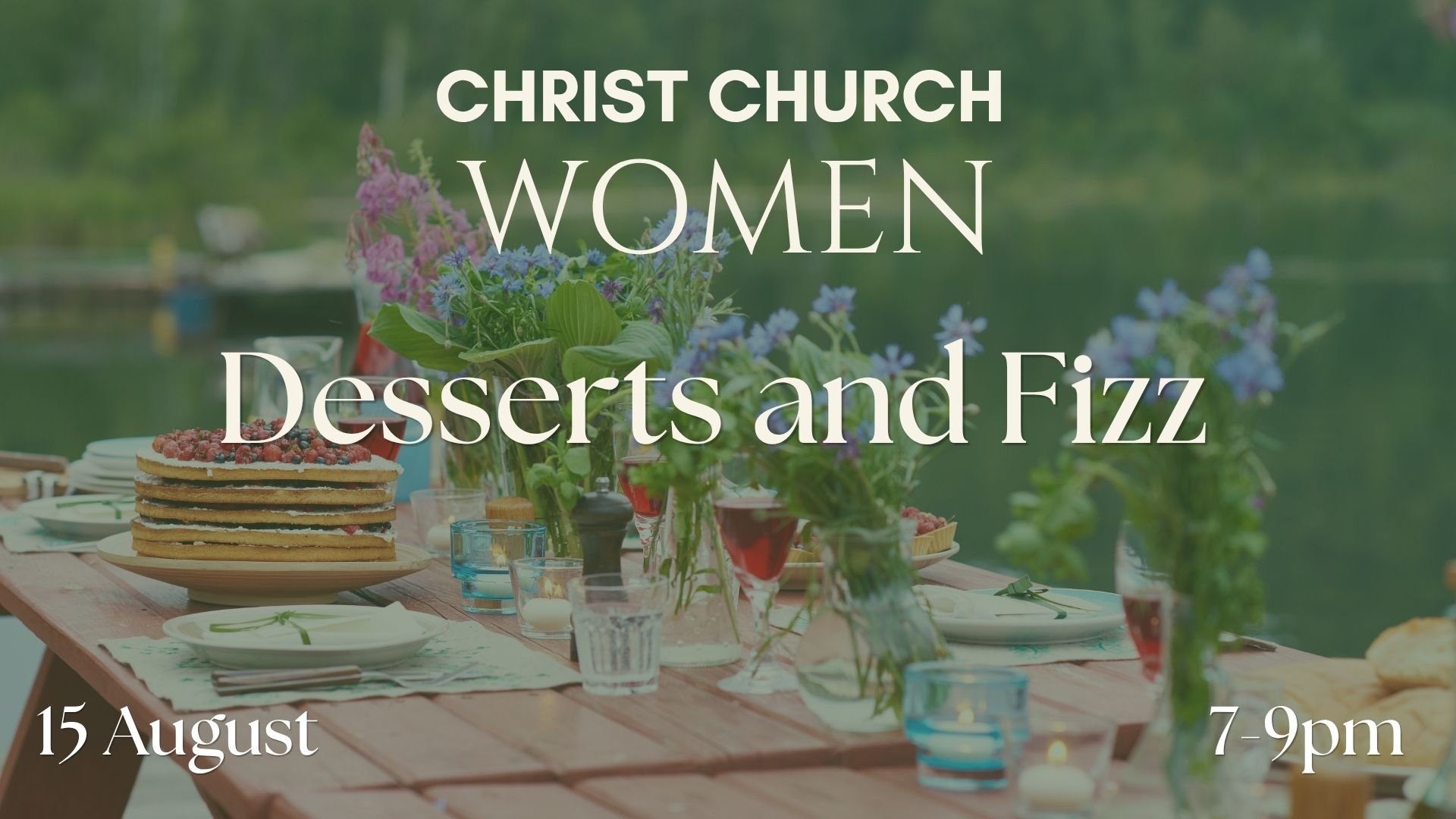 Women's Social: Desserts and Fizz