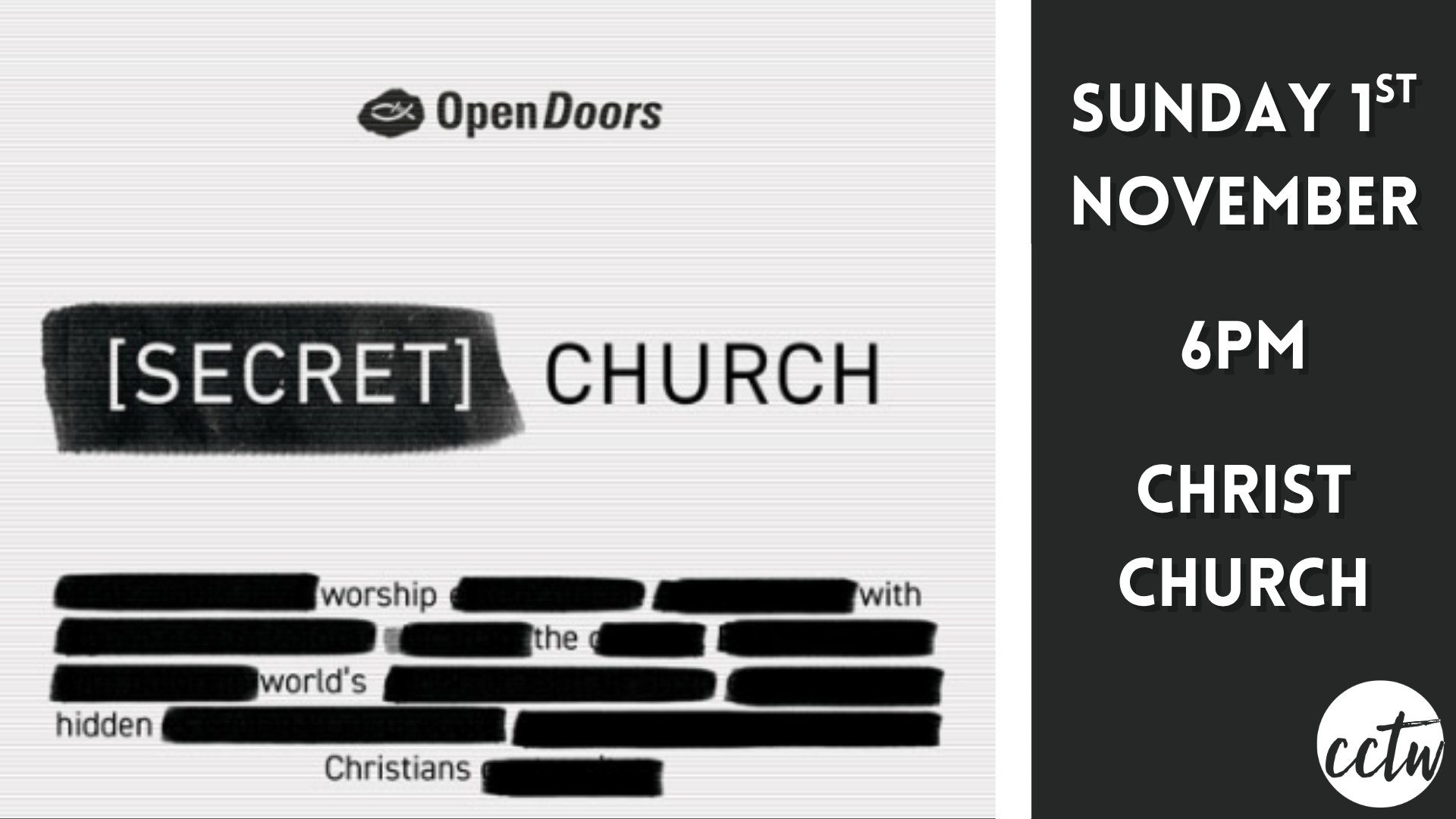 Prayer for the Persecuted Church