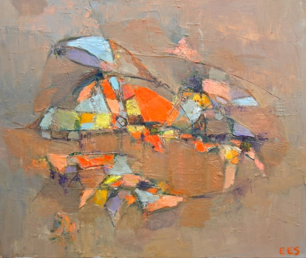 Gray Abstract, oil on canvas, 24"x 20", 2012