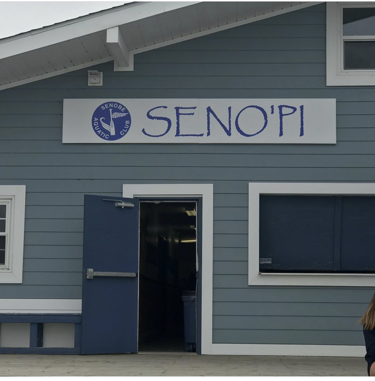 Senobe Aquatic Club updated signage to reflect the Mi’kmaq origins of the club name.