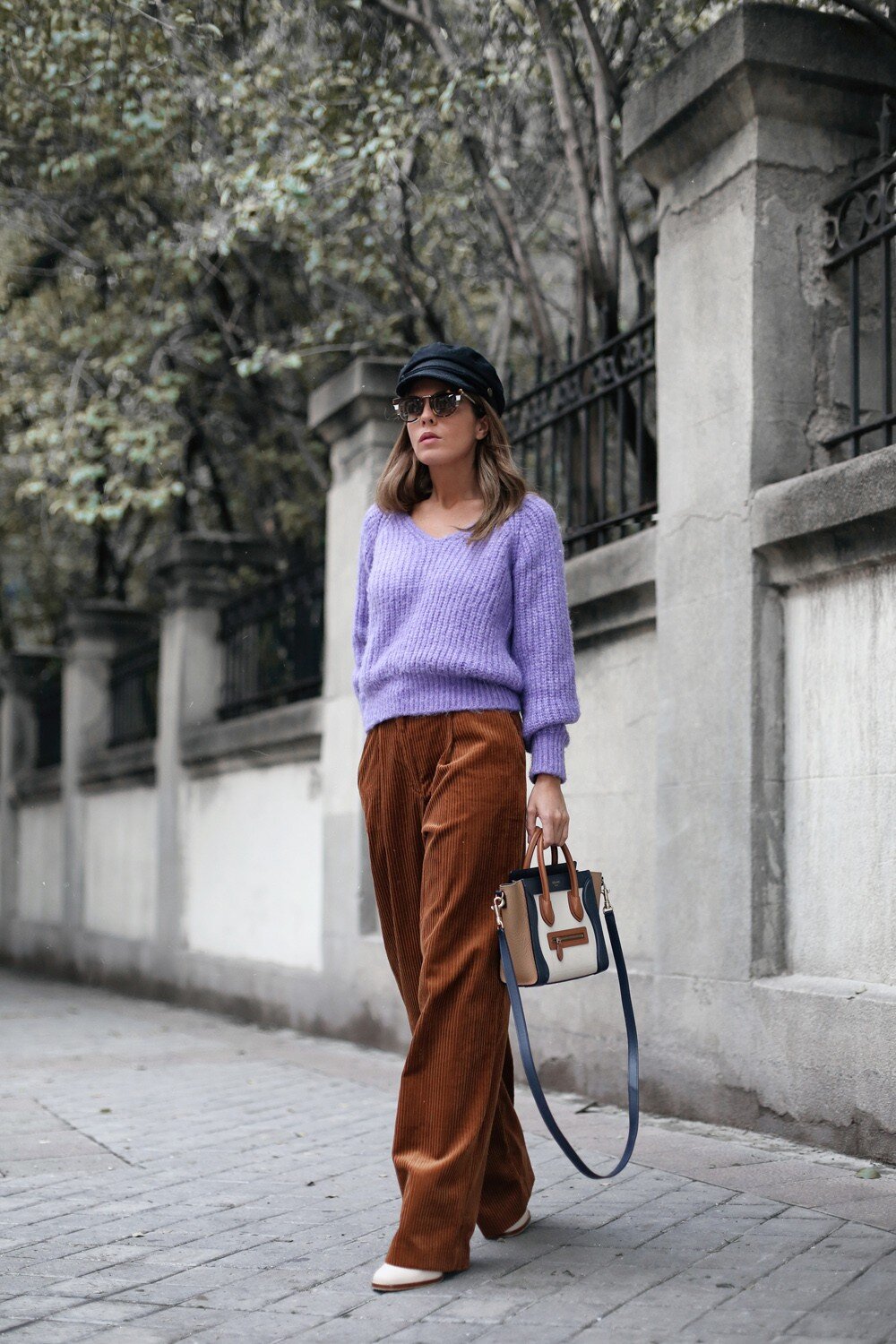 lavender and brown combination dress Rival Pump CAMEL / 10