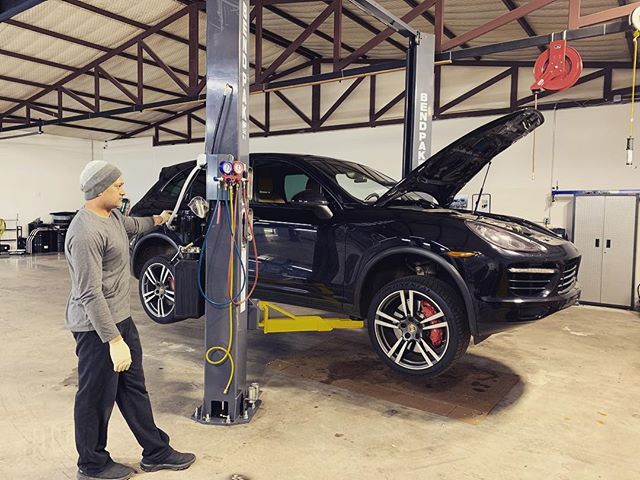 Another #Porsche moment in the #auto #shop! #denvernc #travel #cars