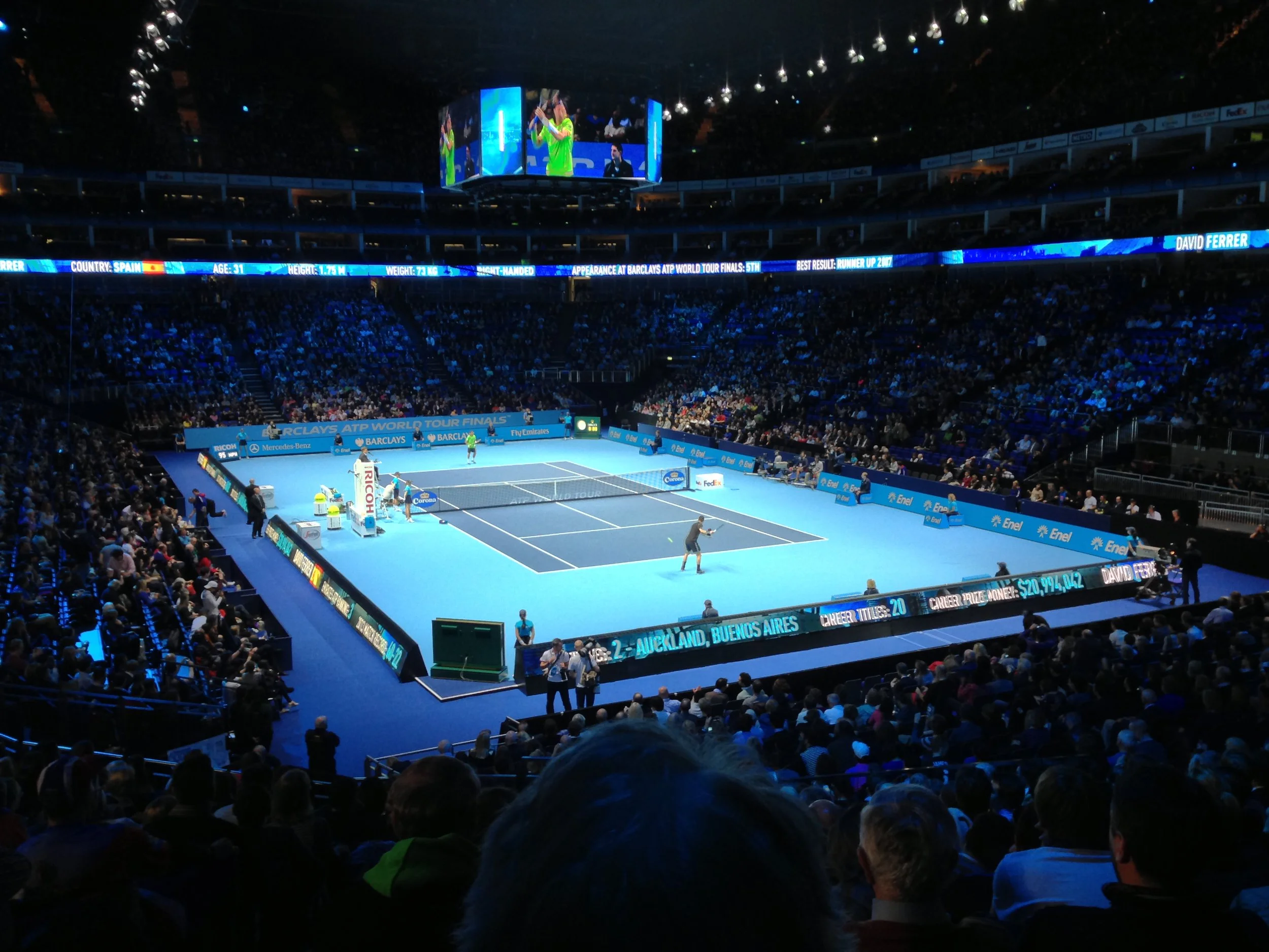 BARCLAYS ATP TENNIS / Creative Director on the ATP tennis finals at the O2. Establishing consumer experientials, an interactive arena show and creating film content for ticket promotions.