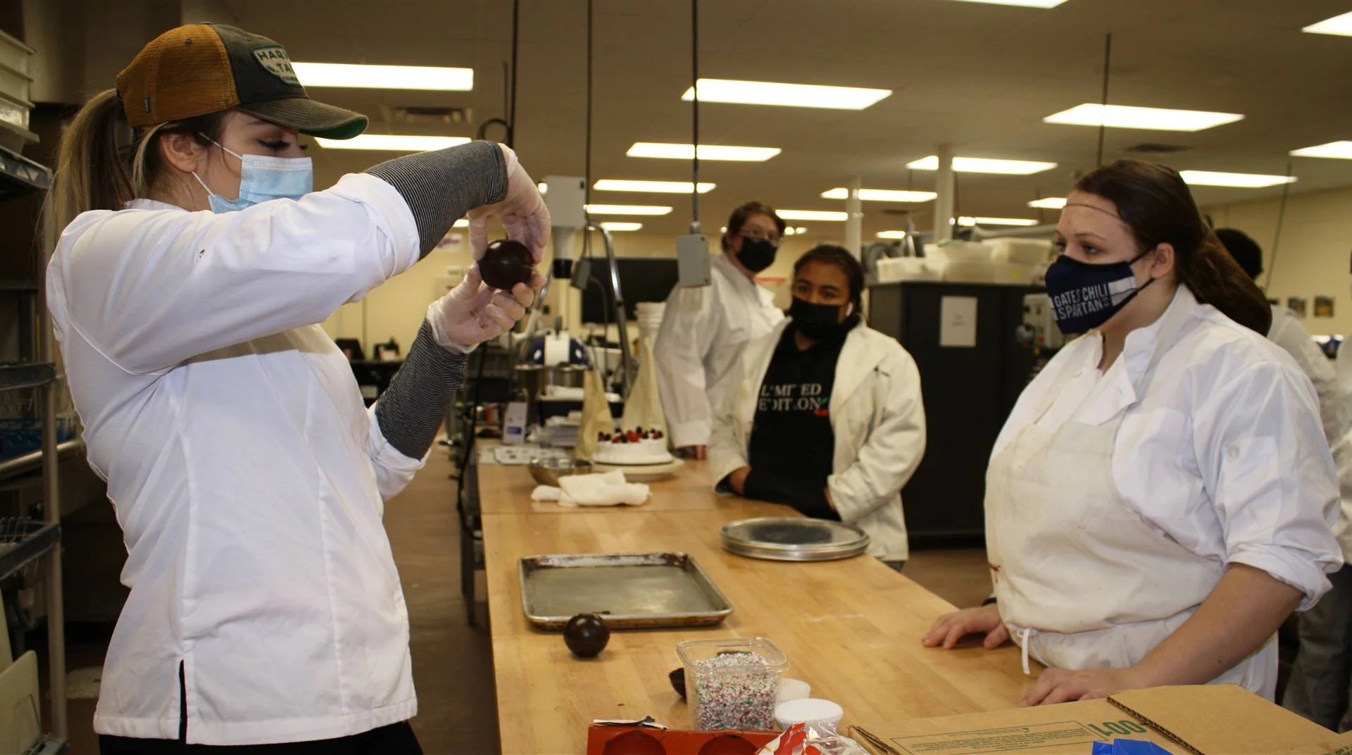 Guest Chef Visits CTE Bakery Class