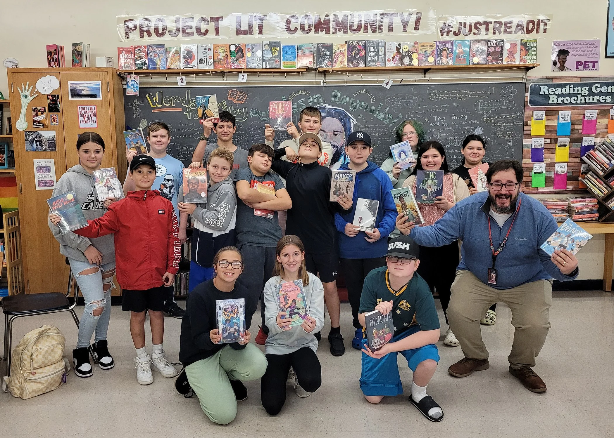 Library grant builds classroom novel collection