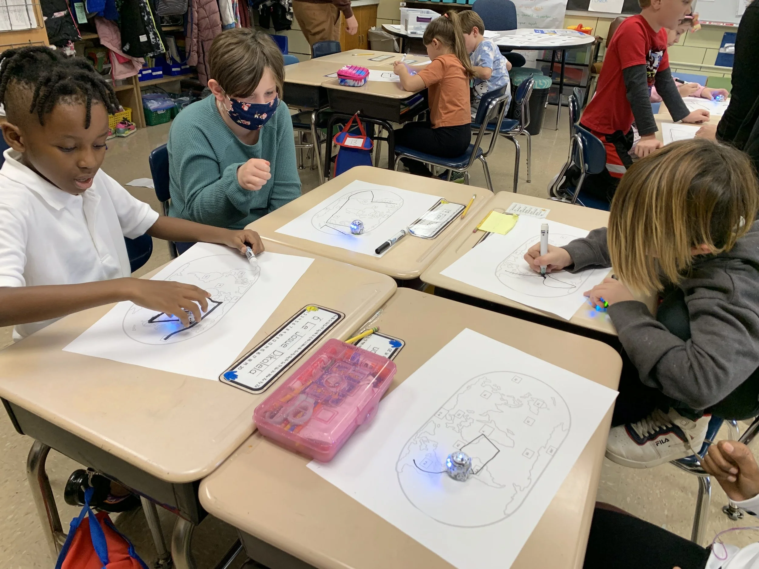 Paul Road Panthers use robots to bring maps to life