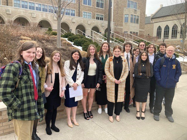 Spencerport Model UN attends 51st Annual Model United Nations Conference at St. John Fisher University.