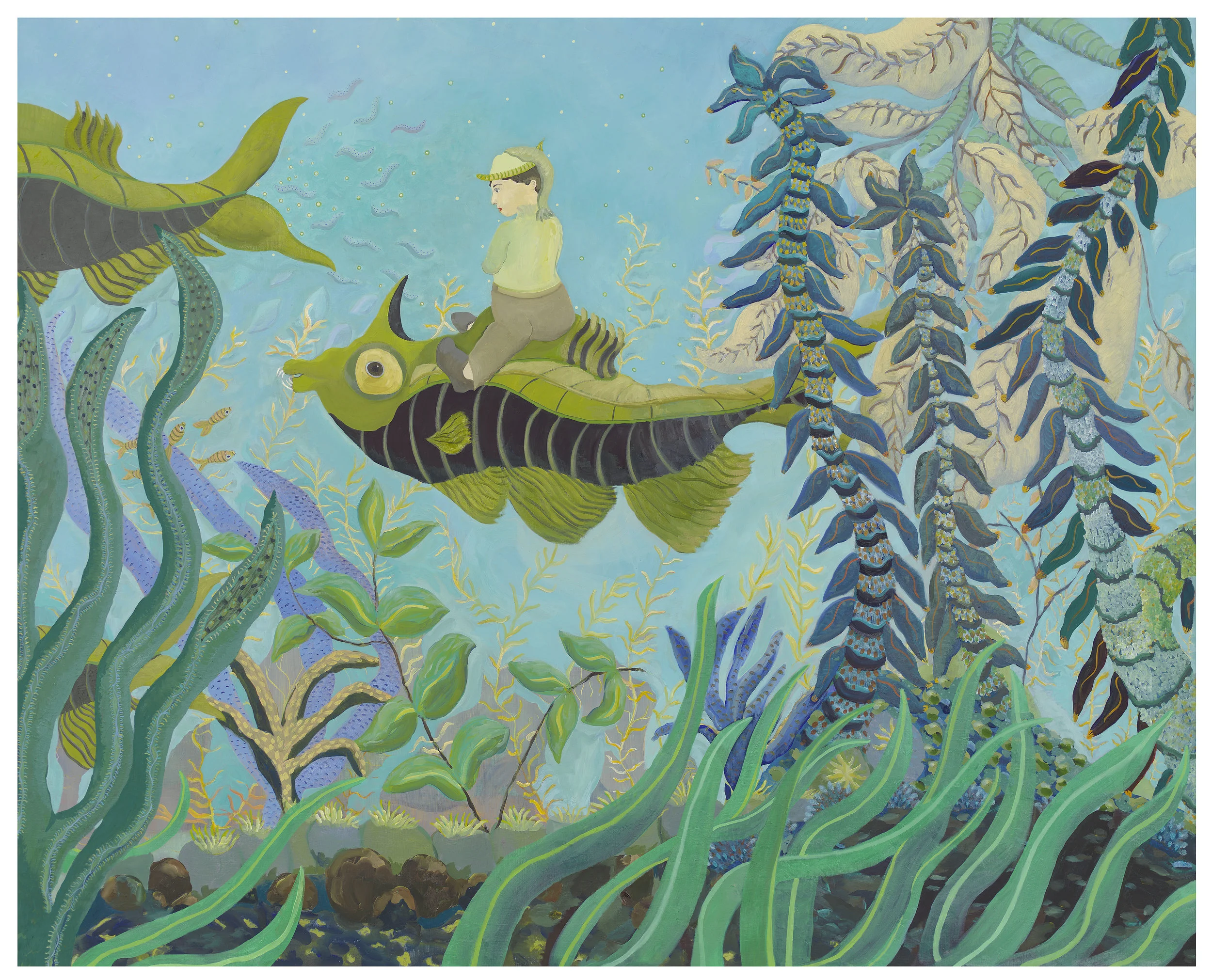 me voy solo I oil on canvas I 58" x 72"