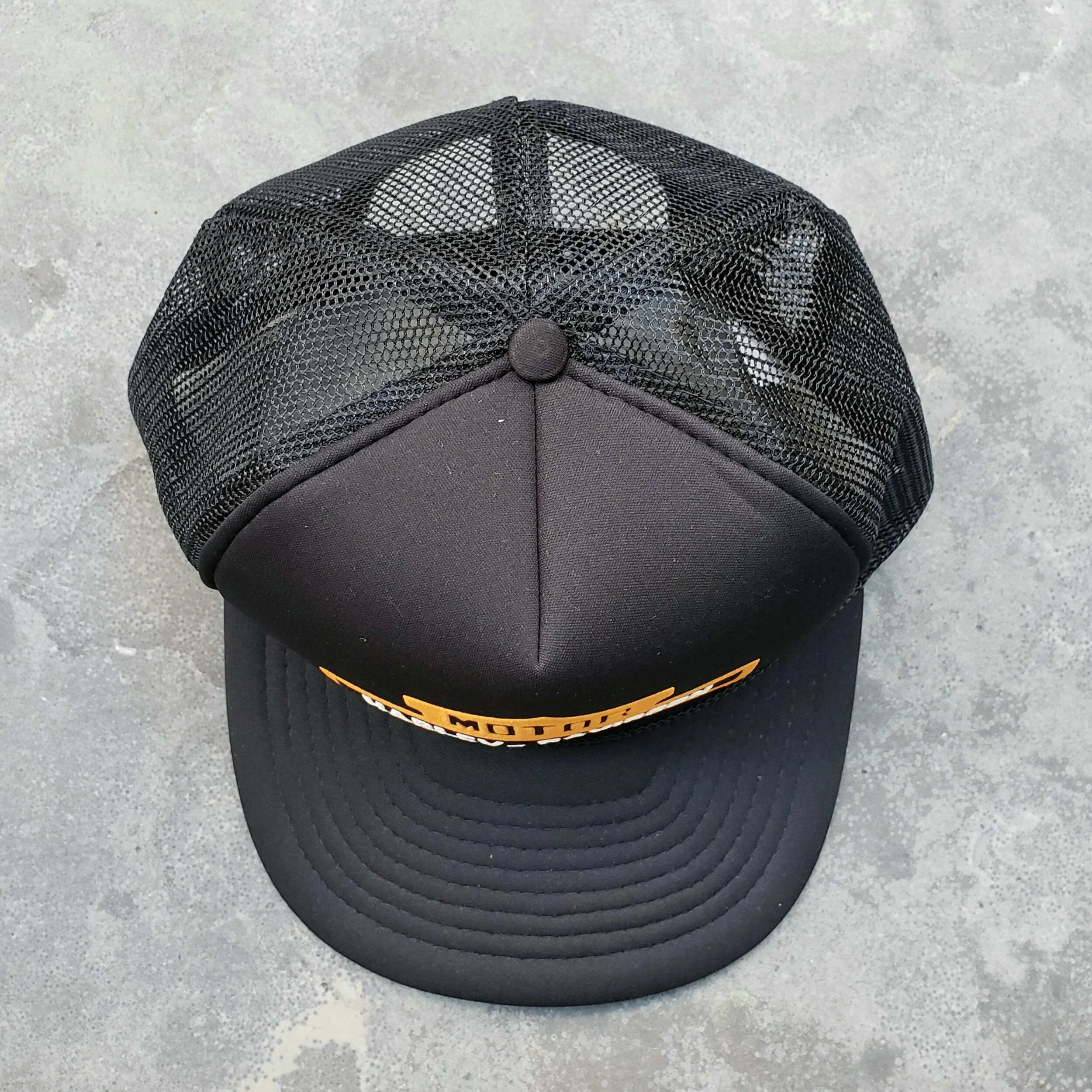 VINTAGE Harley Davidson Mesh Hat Cap‎ Strap Back Black Wings Butte Montana Harley-Davidson Women main image 3