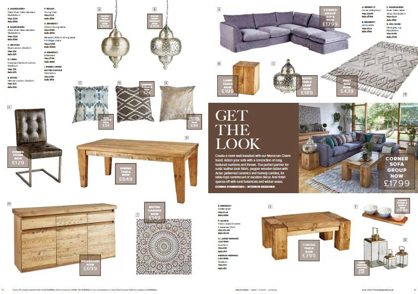 Moroccan Charm ‘Get the Look’ double spread
