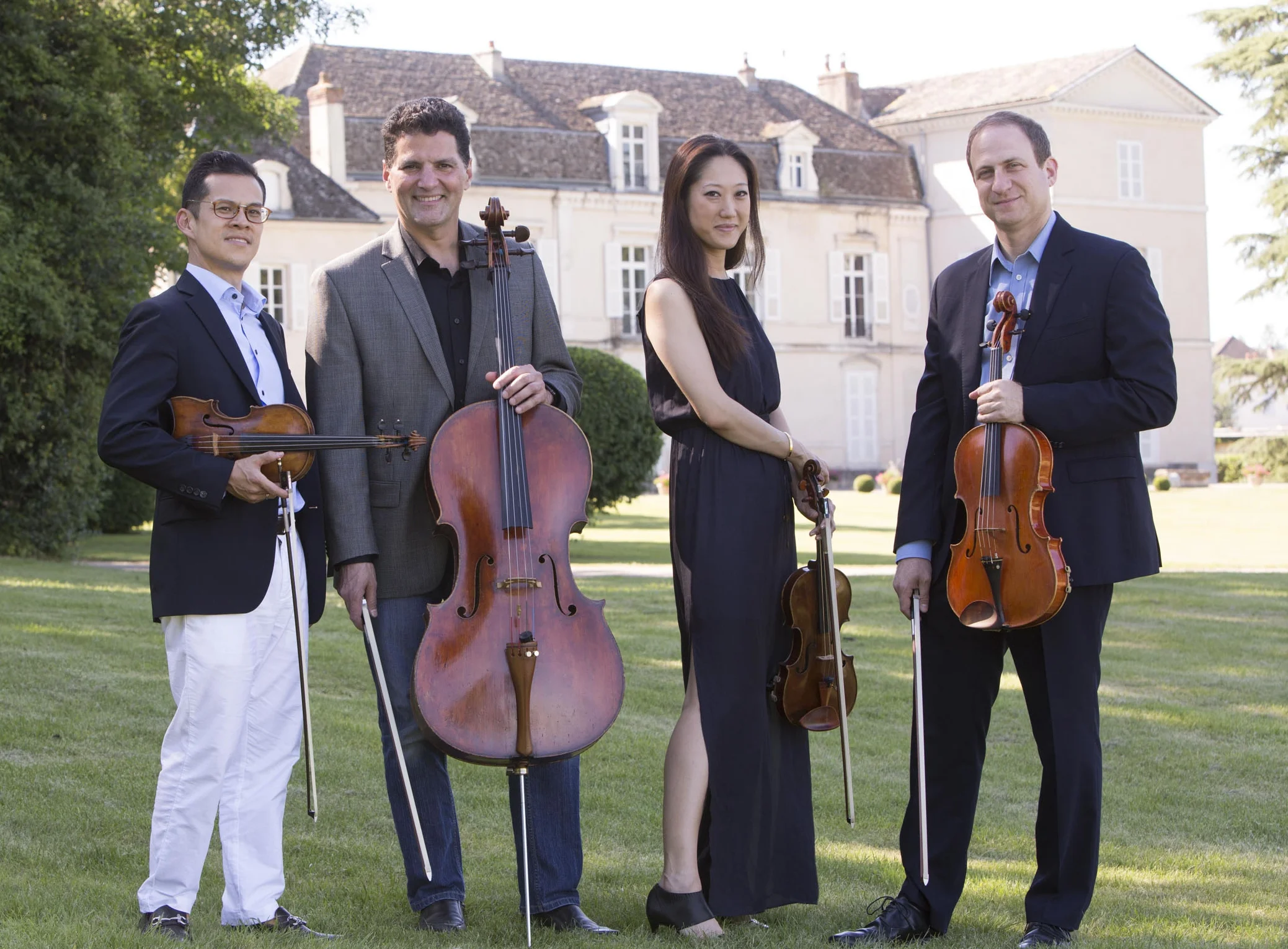 Quartet 212: David Chan, Catherine Ro, Dov Scheindlin, and Rafael Figueroa