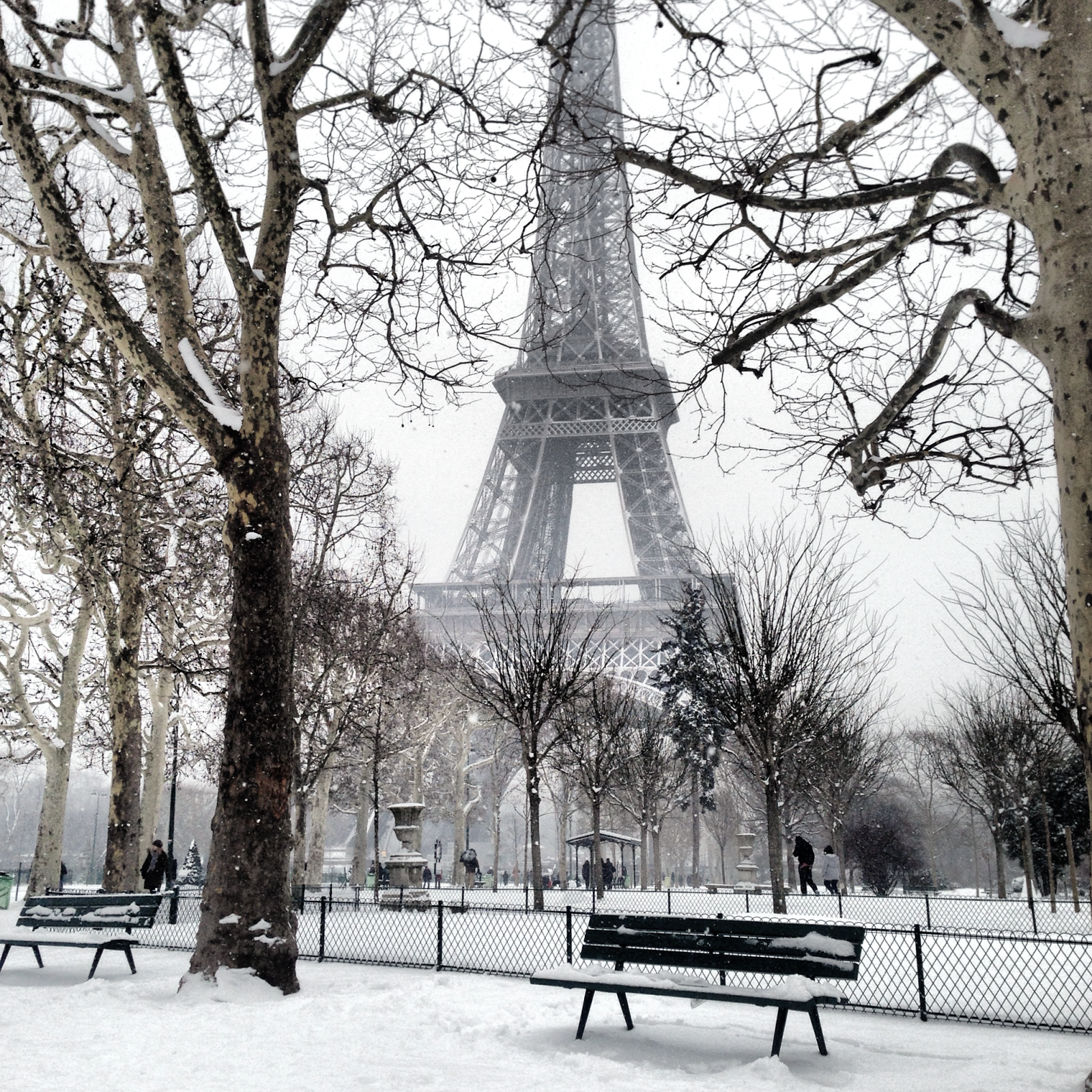 La Tour Eiffel sous la neige | Snow in Paris 2013
