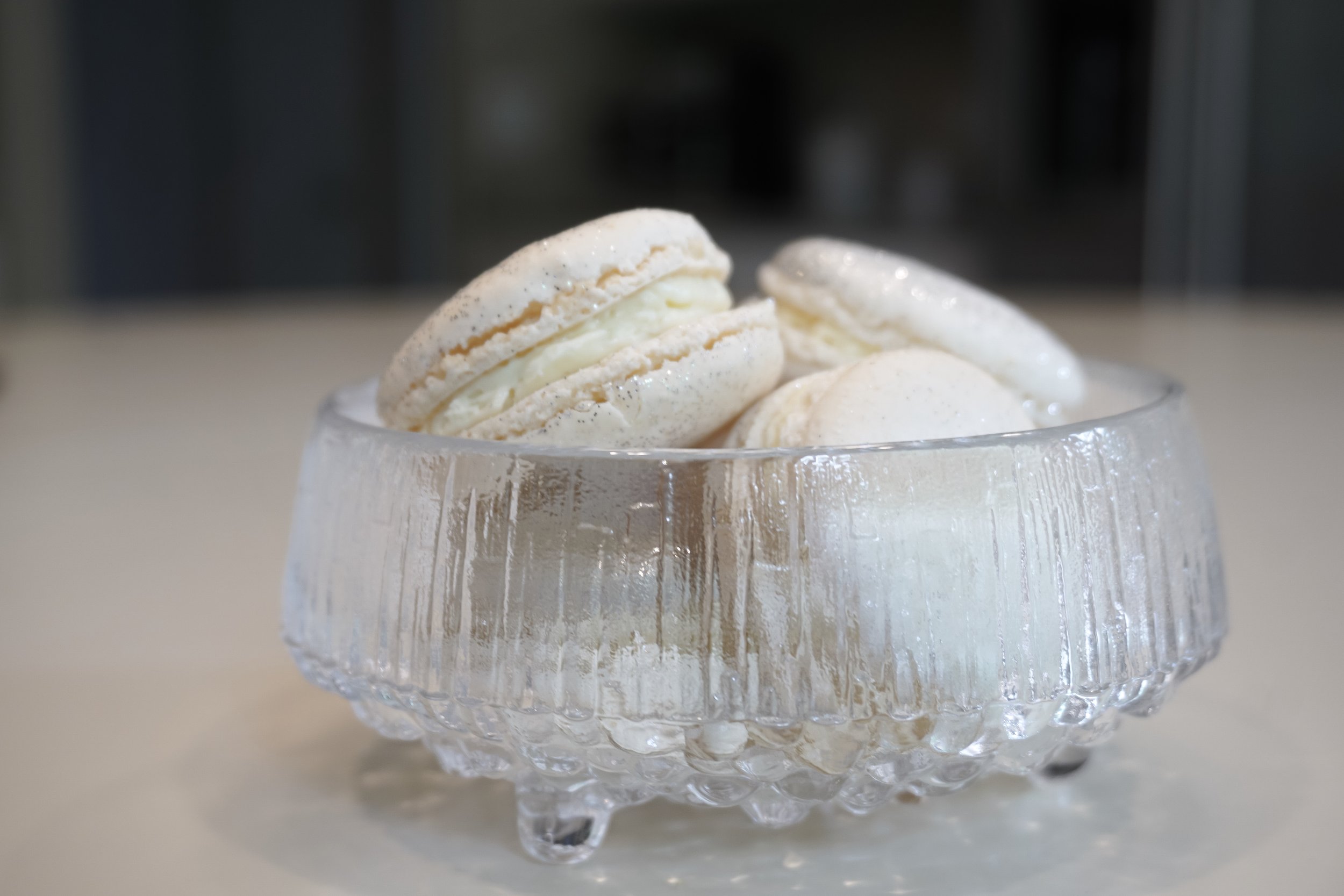 Champagne macarons from Le Rêve