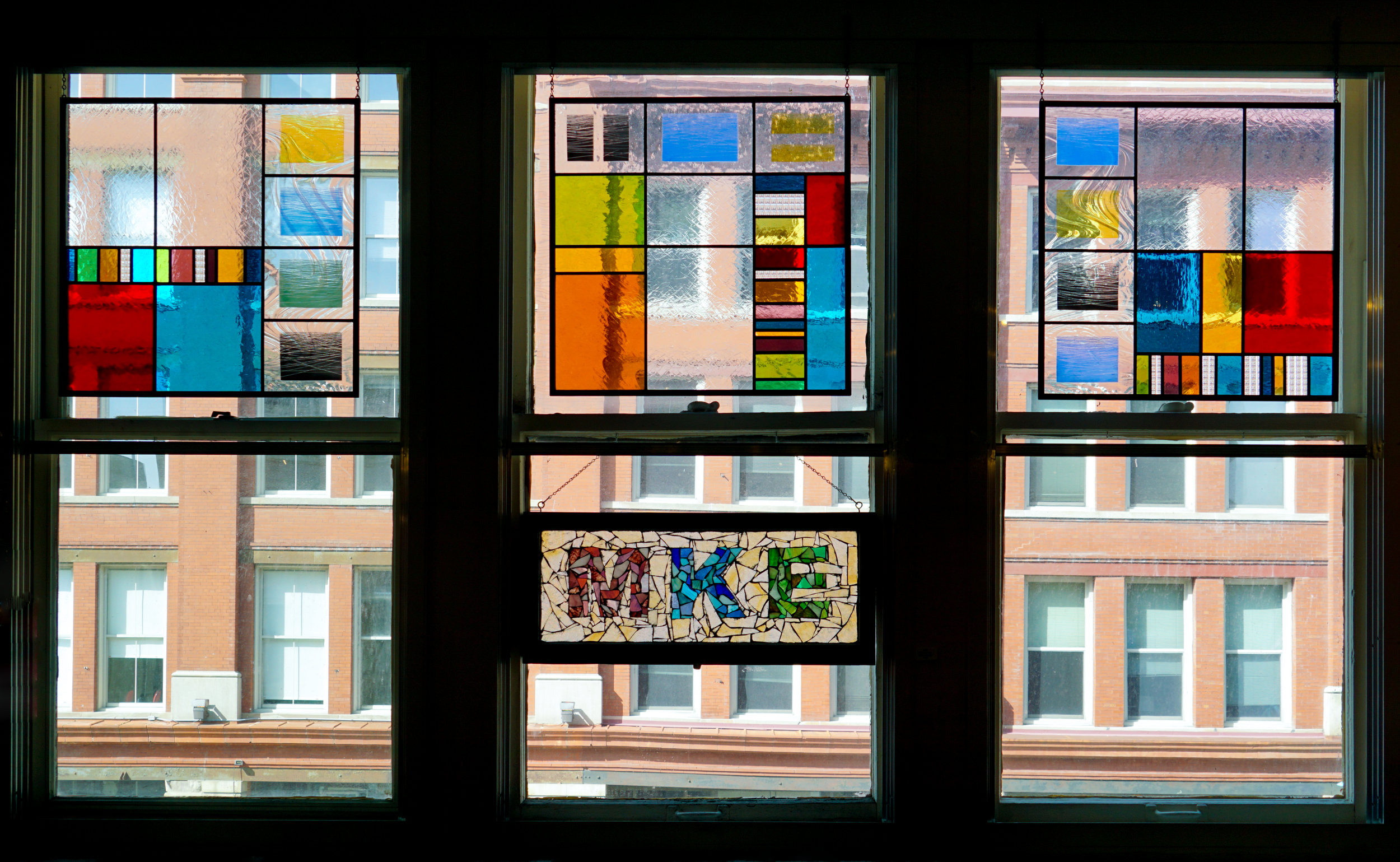 Visiting my cousin Frank’s Sadler Art Gallery in the Marshall Building in the Third Ward