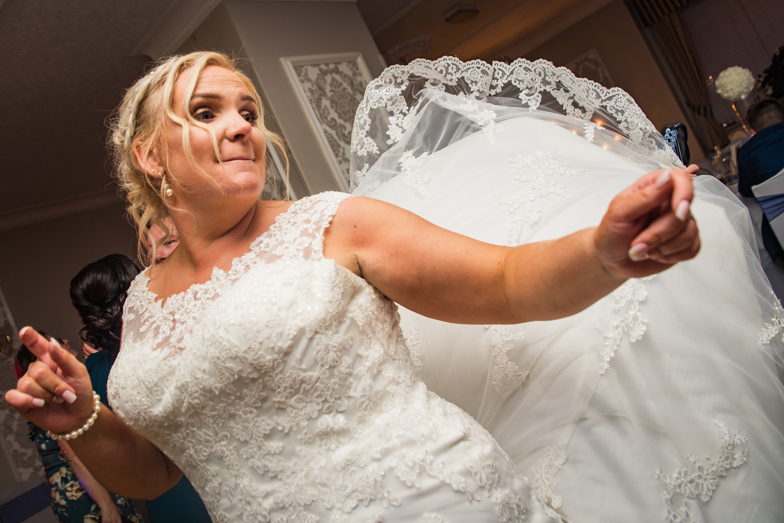 bride unique dancing wedding photography
