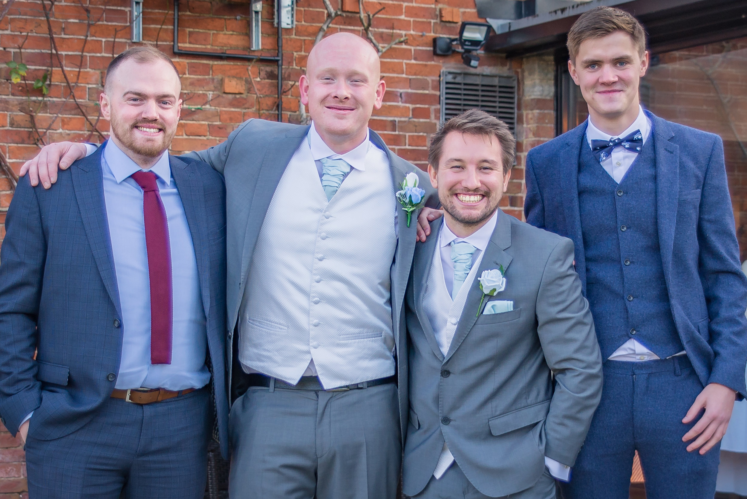 wedding photography and wedding videography, a groom will always need his boys