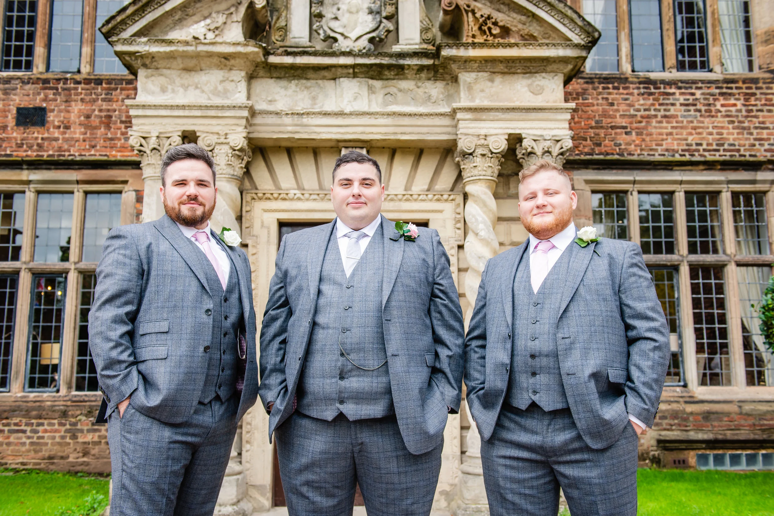 Birmingham Wedding Photography - Dana Lewis Photography - Castle Bromwich Hall Gardens - Groomsmen