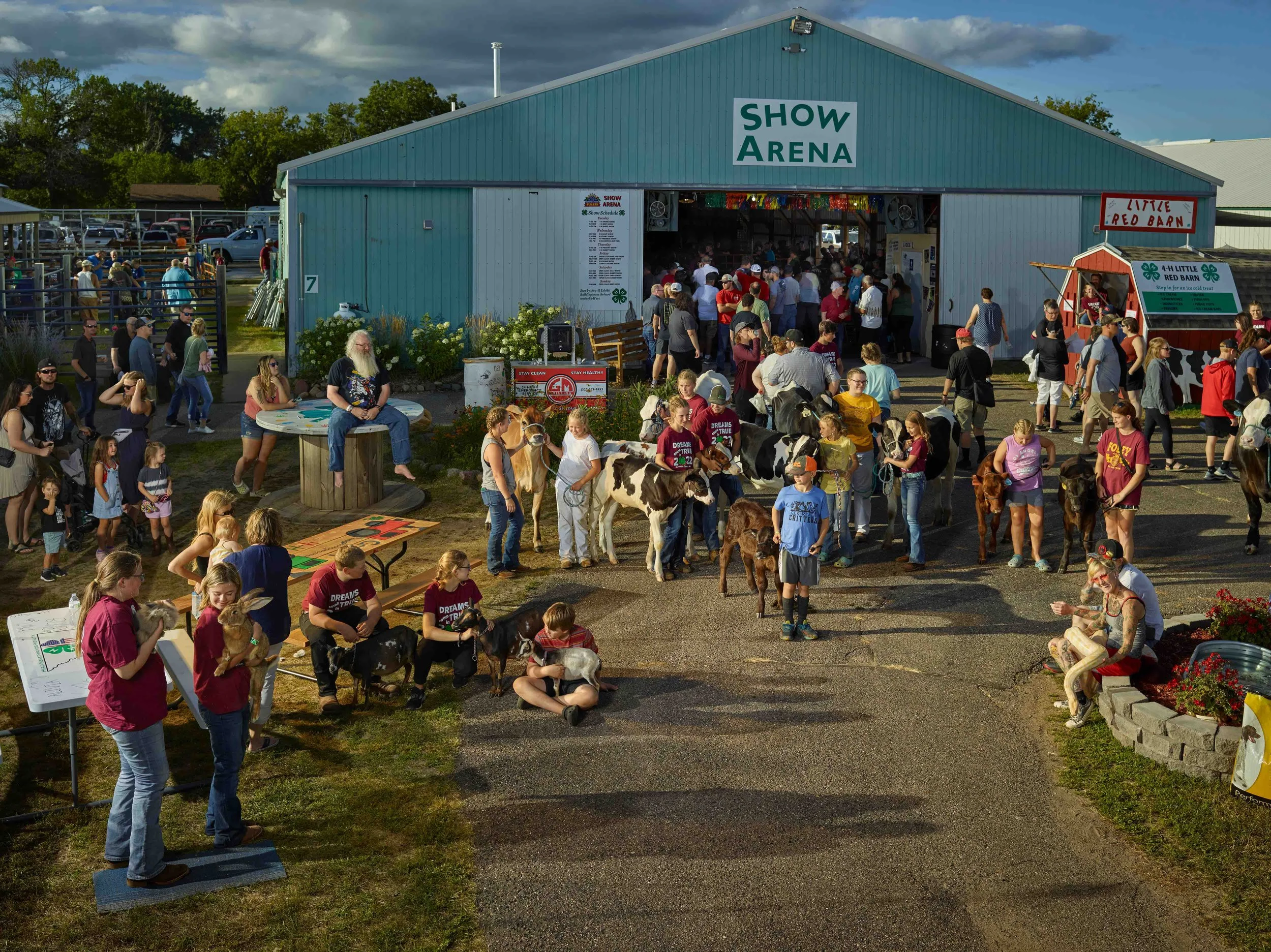 Santa on Vacation, Benton County Fair, Minnesota, 2022