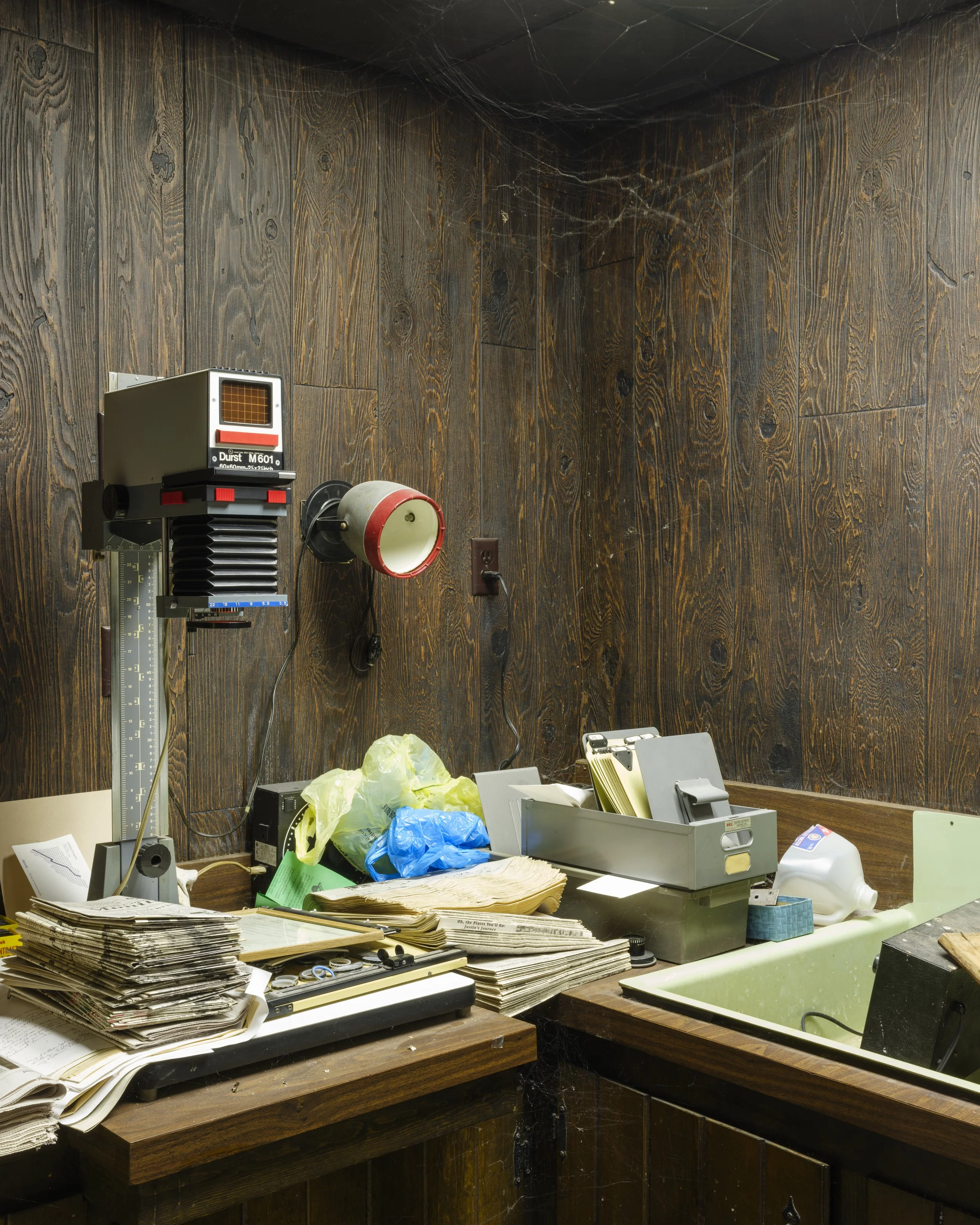 Darkroom, Haskell County Monitor and Chief, Haskell, KS