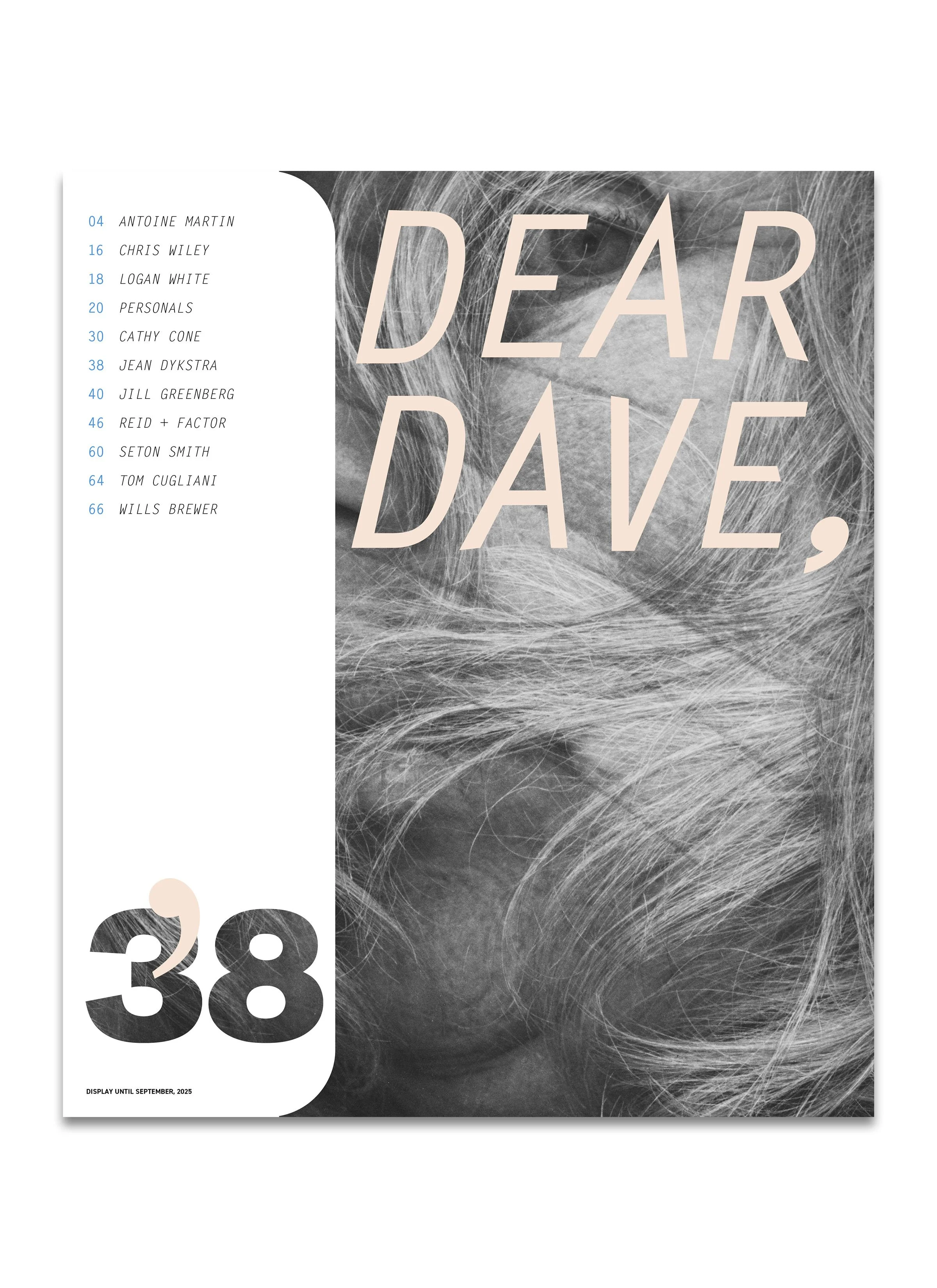 DEAR DAVE, 38 PRINT ISSUE