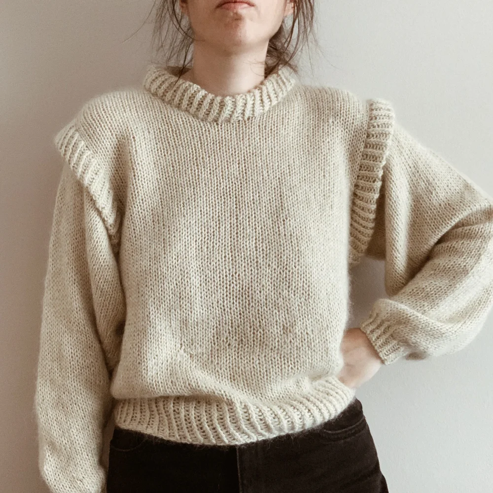 Jane sweater PDF English pattern — GREGORIA FIBERS