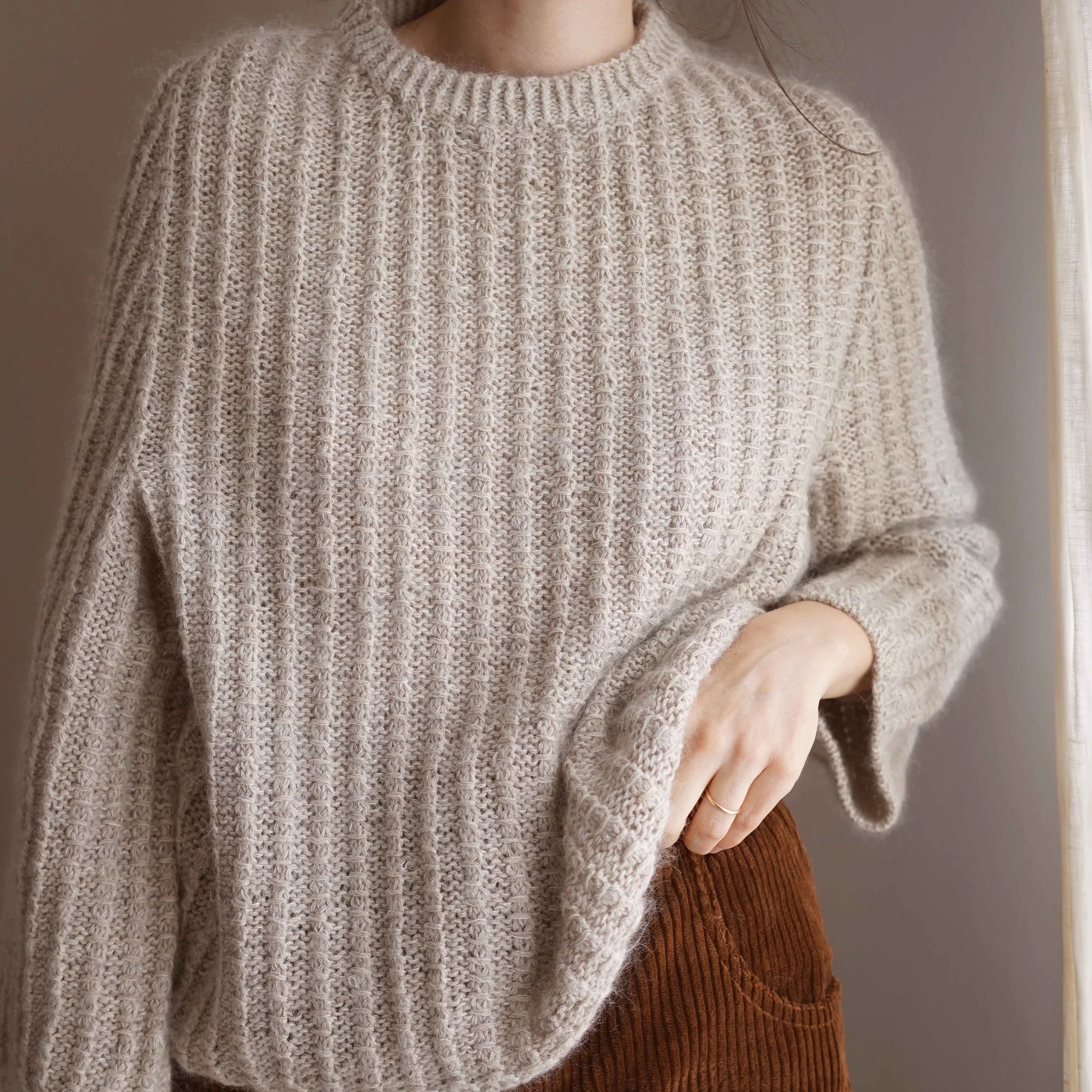 Britta sweater English PDF pattern