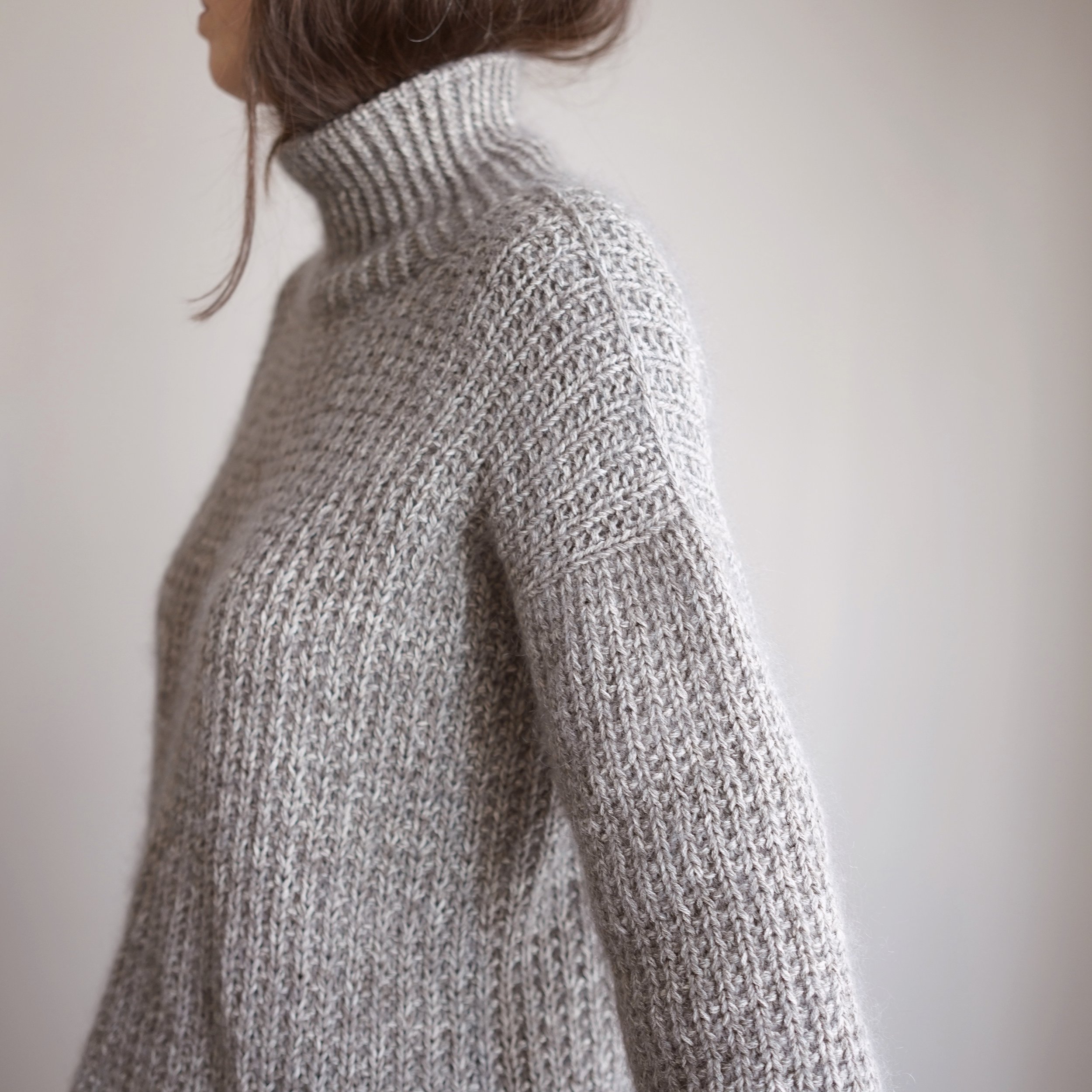 Velvety sweater (oversized) English PDF pattern — GREGORIA FIBERS