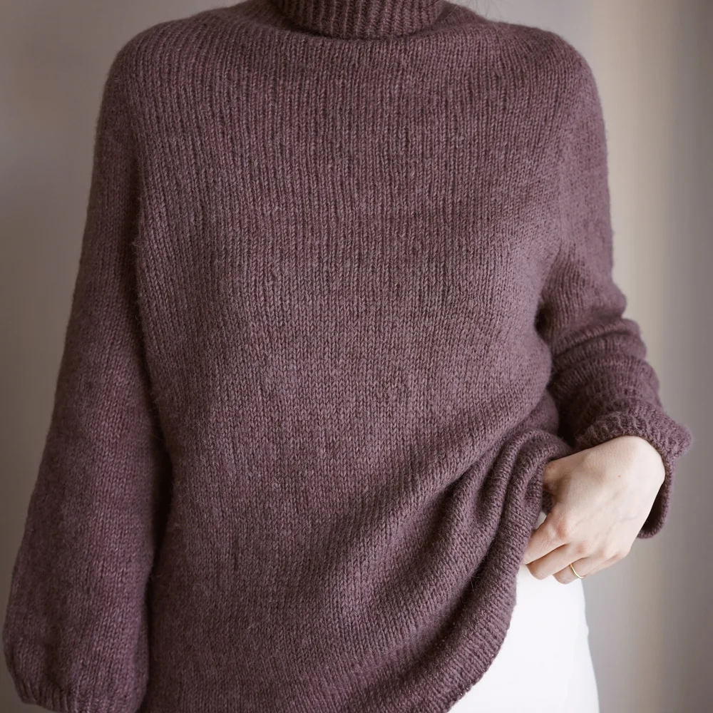 Tina sweater English PDF pattern — GREGORIA FIBERS